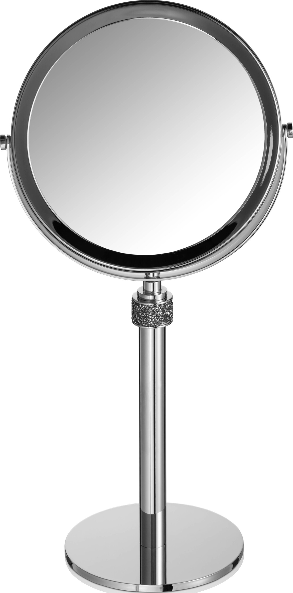 Lusterko kosmetyczne powiększające x5 Rocks chrom