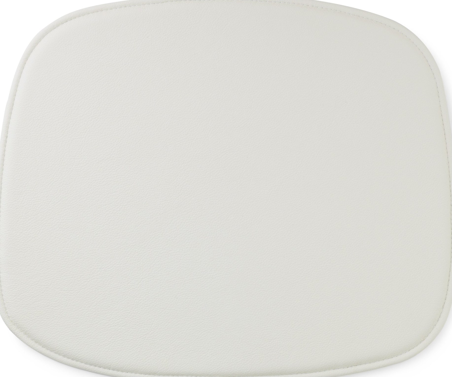 Poduszka na krzesło Form biała skórzana
