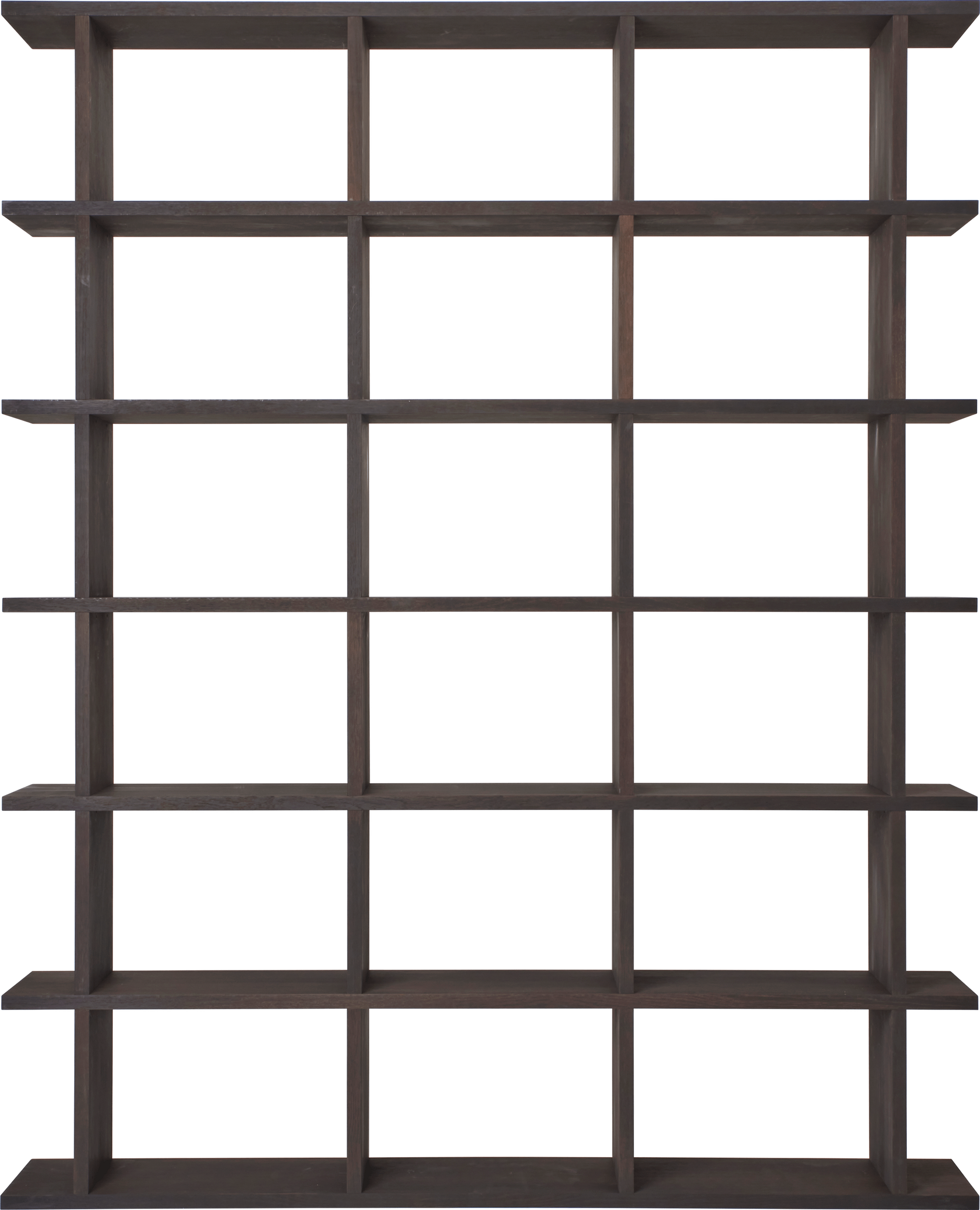 Regał na książki Kona 170 x 210 cm ciemny dąb