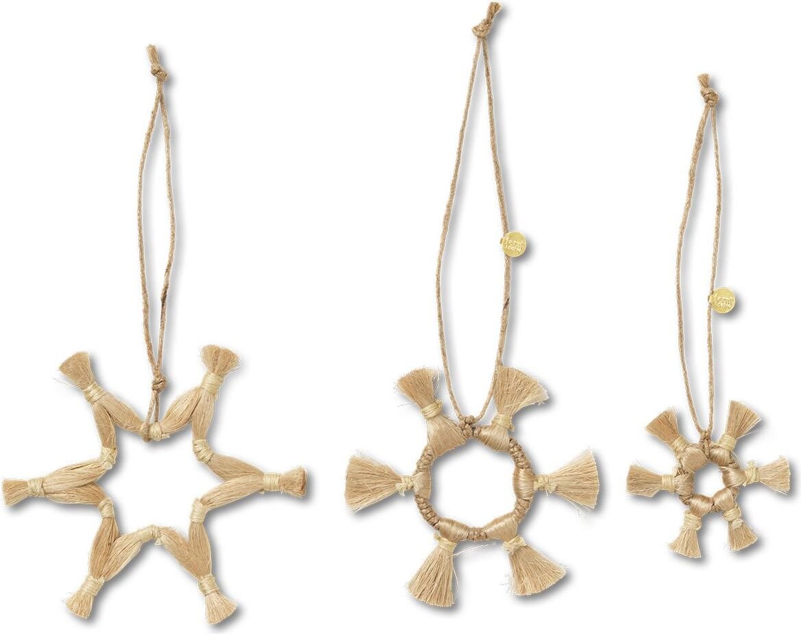 Dekoracje świąteczne Stars 3 szt.