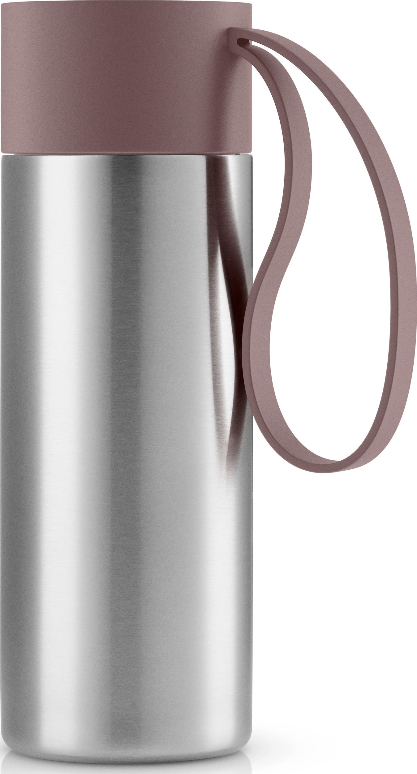 Kubek termiczny To Go Cup z recyklingu z uchwytem brązowym