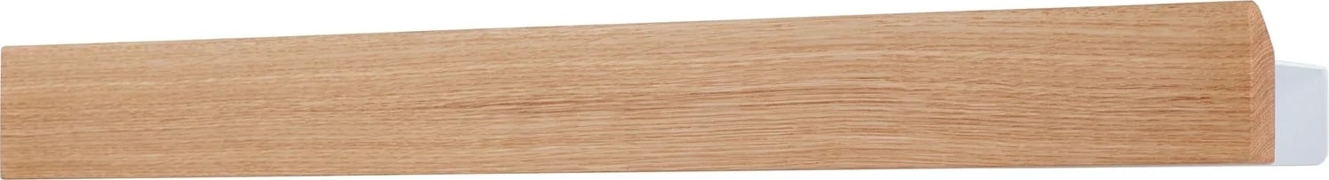 Półka ścienna Flex 60 cm biała jasny dąb magnetyczna