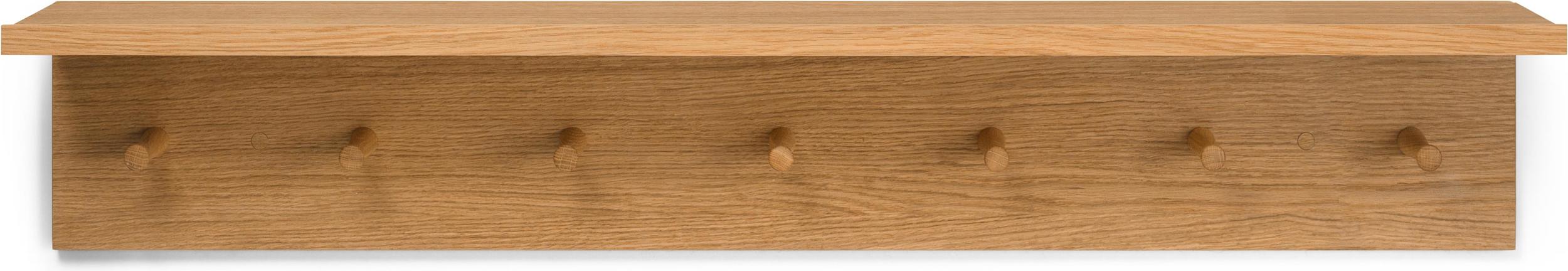 Wieszak listwa z półką Place L naturalny dąb