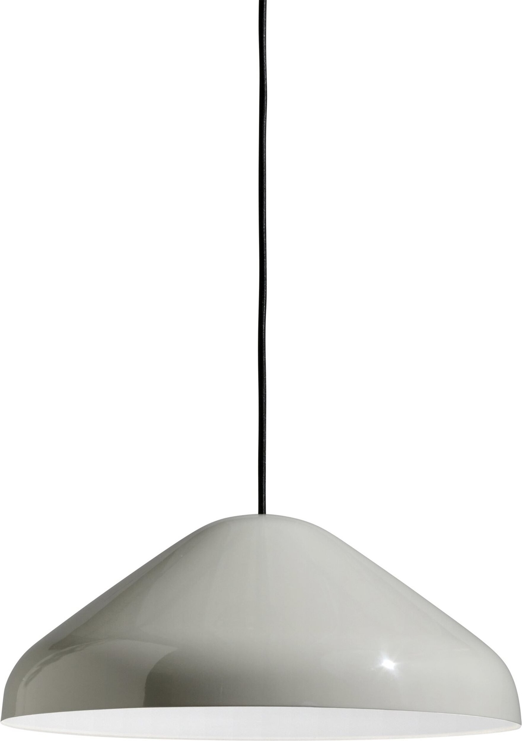 Lampa wisząca Pao 35 cm szara