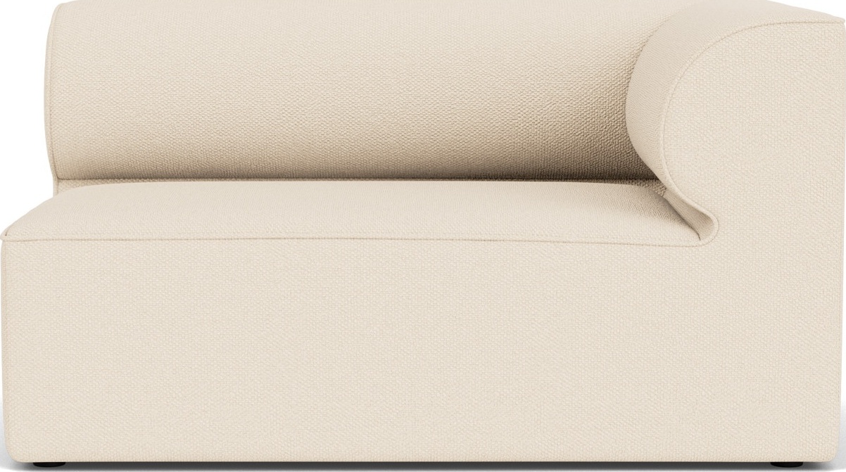 Narożnik prawostronny sofy modułowej Eave 86 x 129 cm kremowy