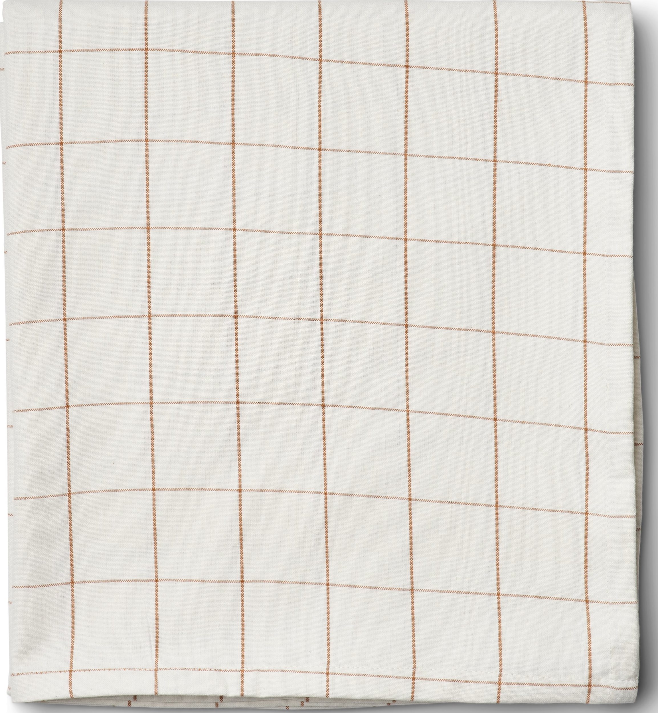 Obrus Humdakin Check 140 x 240 cm jasnobrązowy