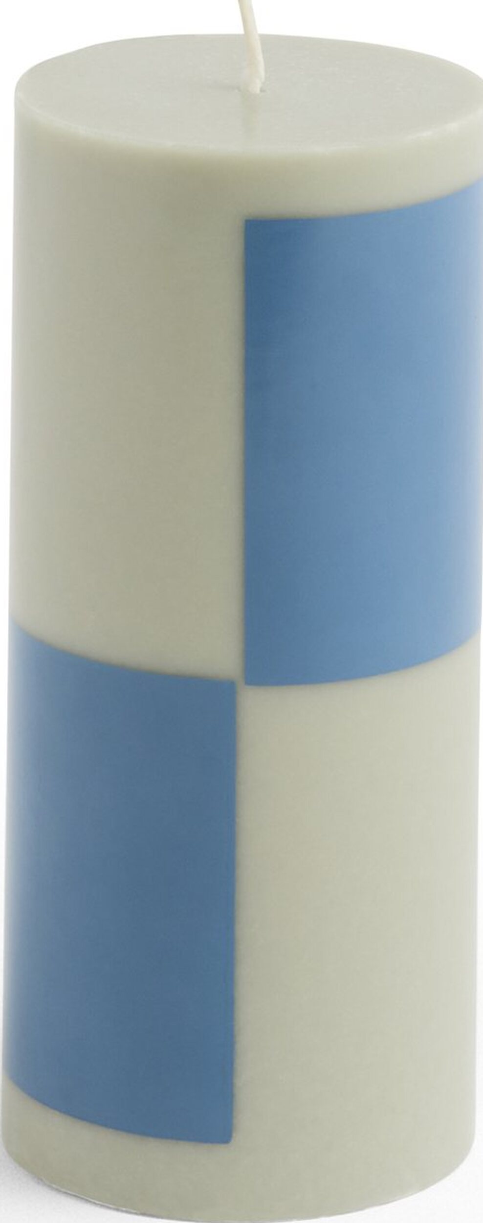 Świeca Column S szaro-niebieska