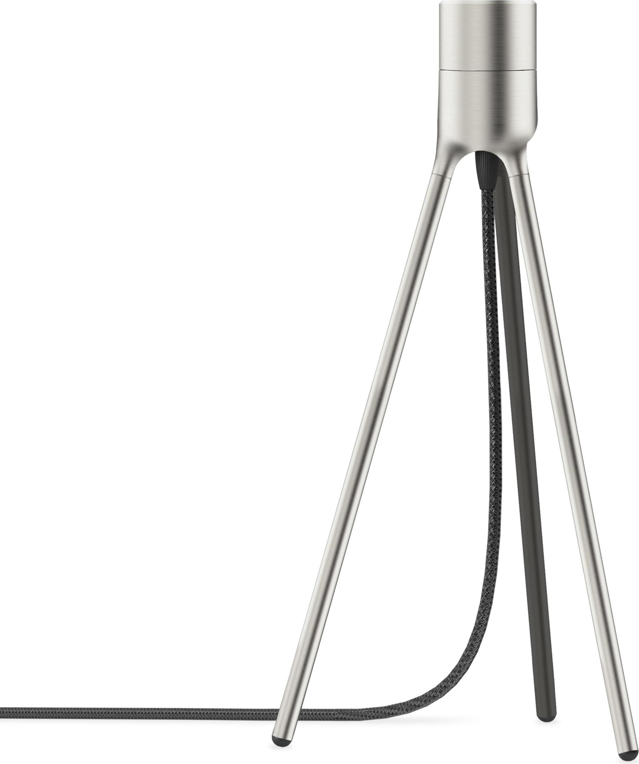 Podstawa stołowa do abażurów lamp Tripod szczotkowana stal