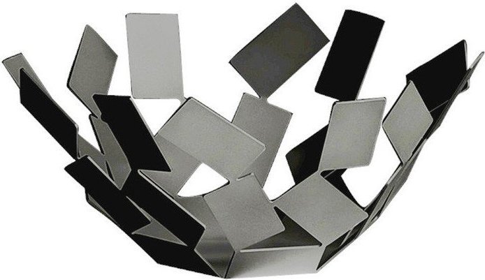 Kosz na owoce La Stanza dello Scirocco stal polerowana