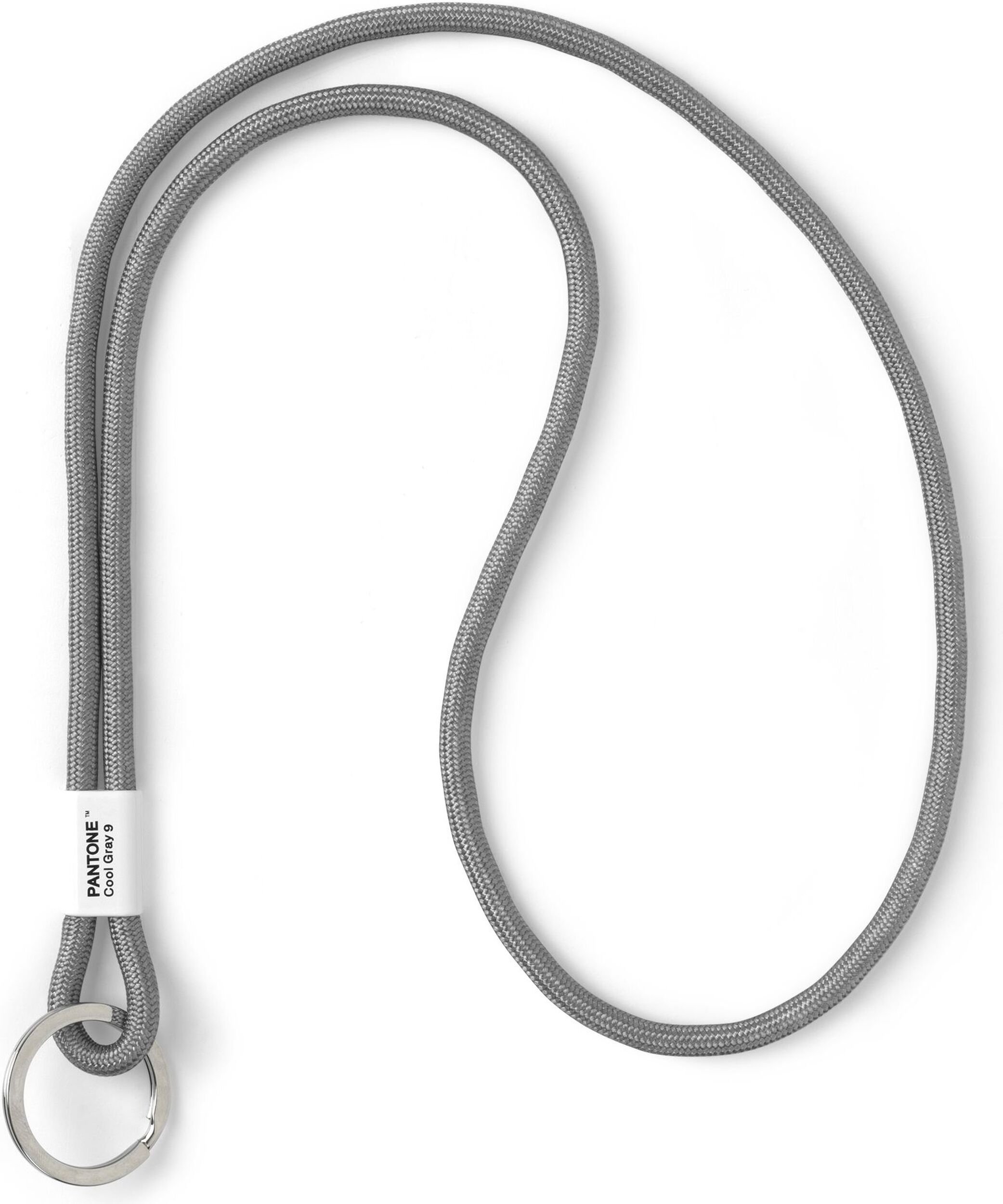 Smycz do kluczy Pantone szara