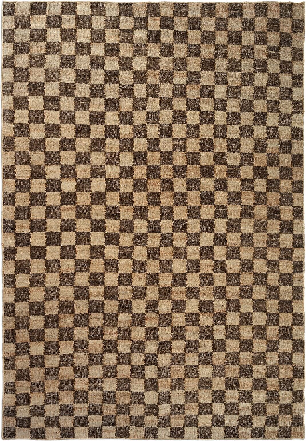 Dywan Check 200 x 300 cm brązowy