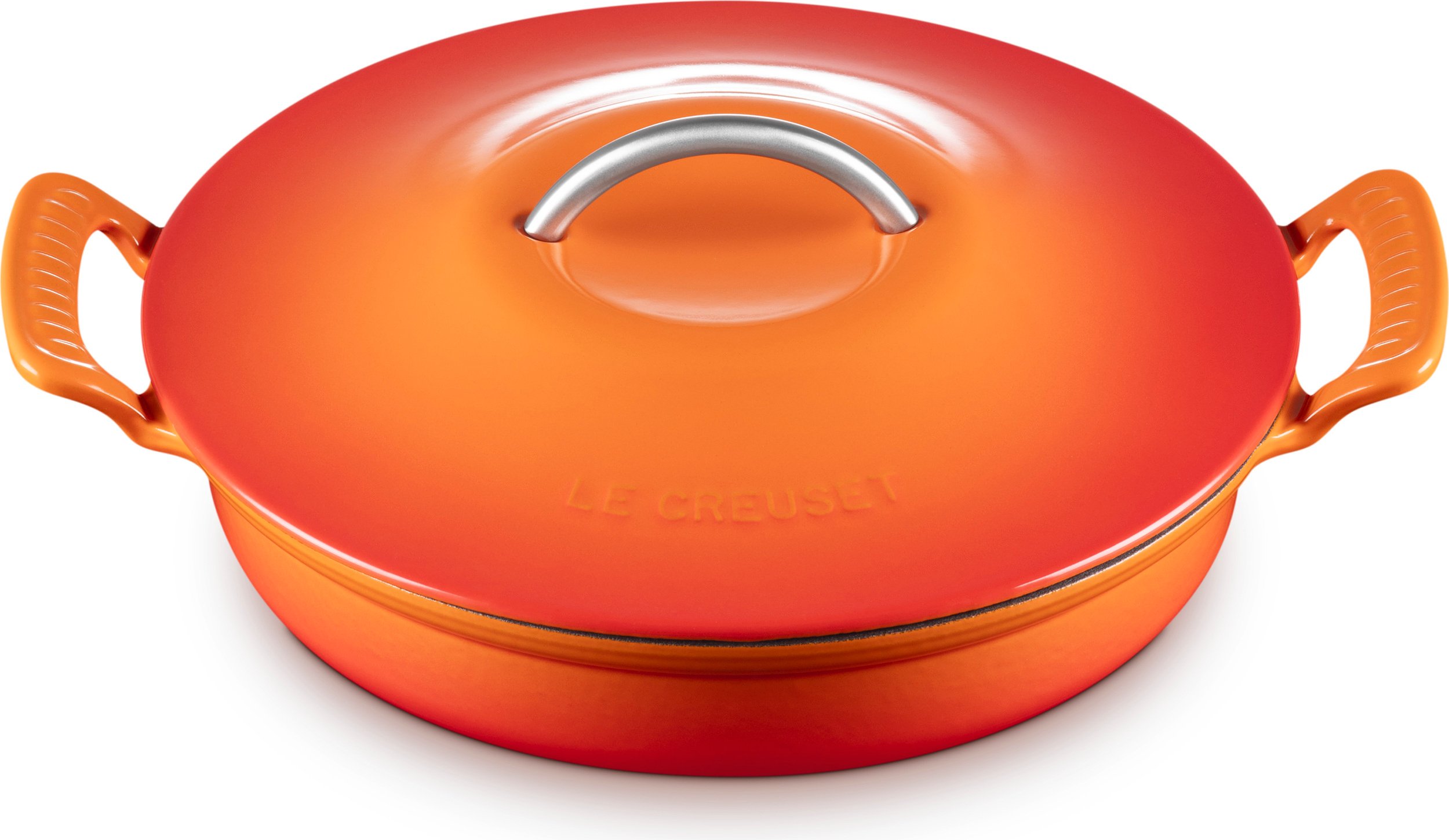 Garnek Modern Heritage Gourmet niski 28 cm płomienny pomarańcz