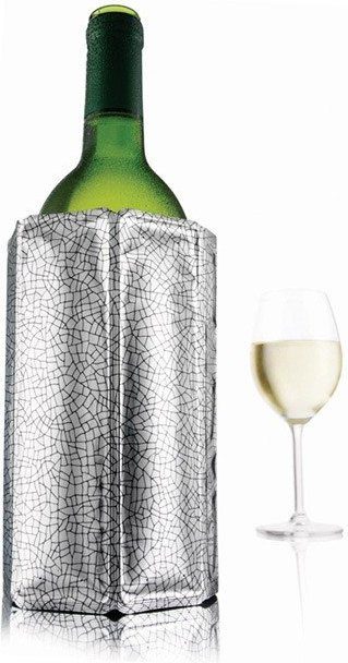 Okrycie do butelki wina Rapid Ice srebrne