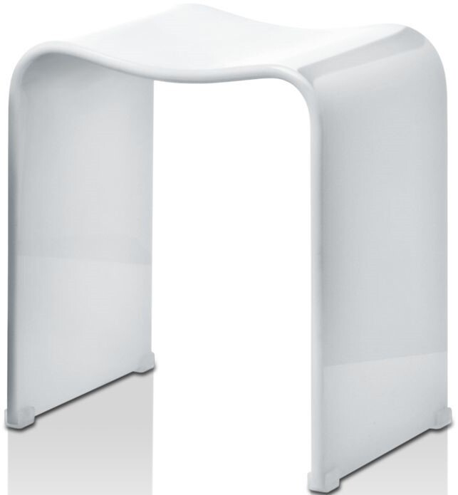 Stołek Decor Walther biały akrylowy