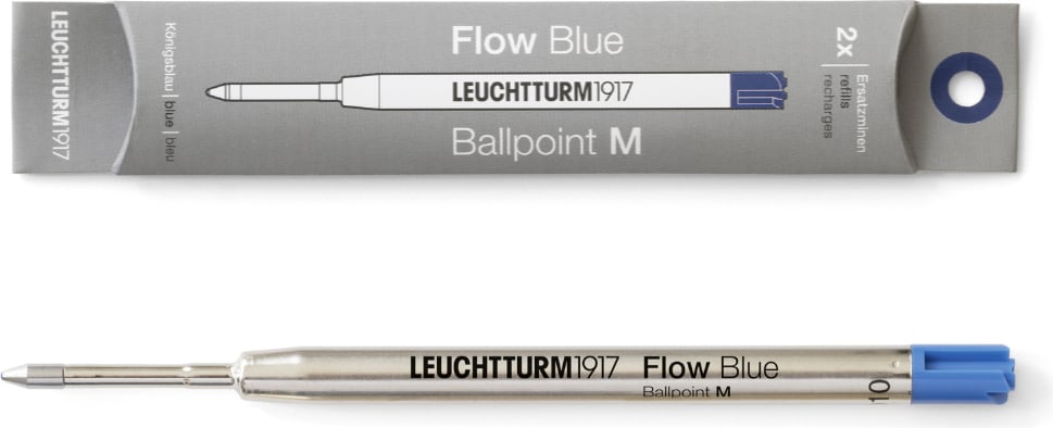 Wkłady do długopisów kulkowych Drehgriffel Nr. 1 Flow M niebieskie 2 szt.