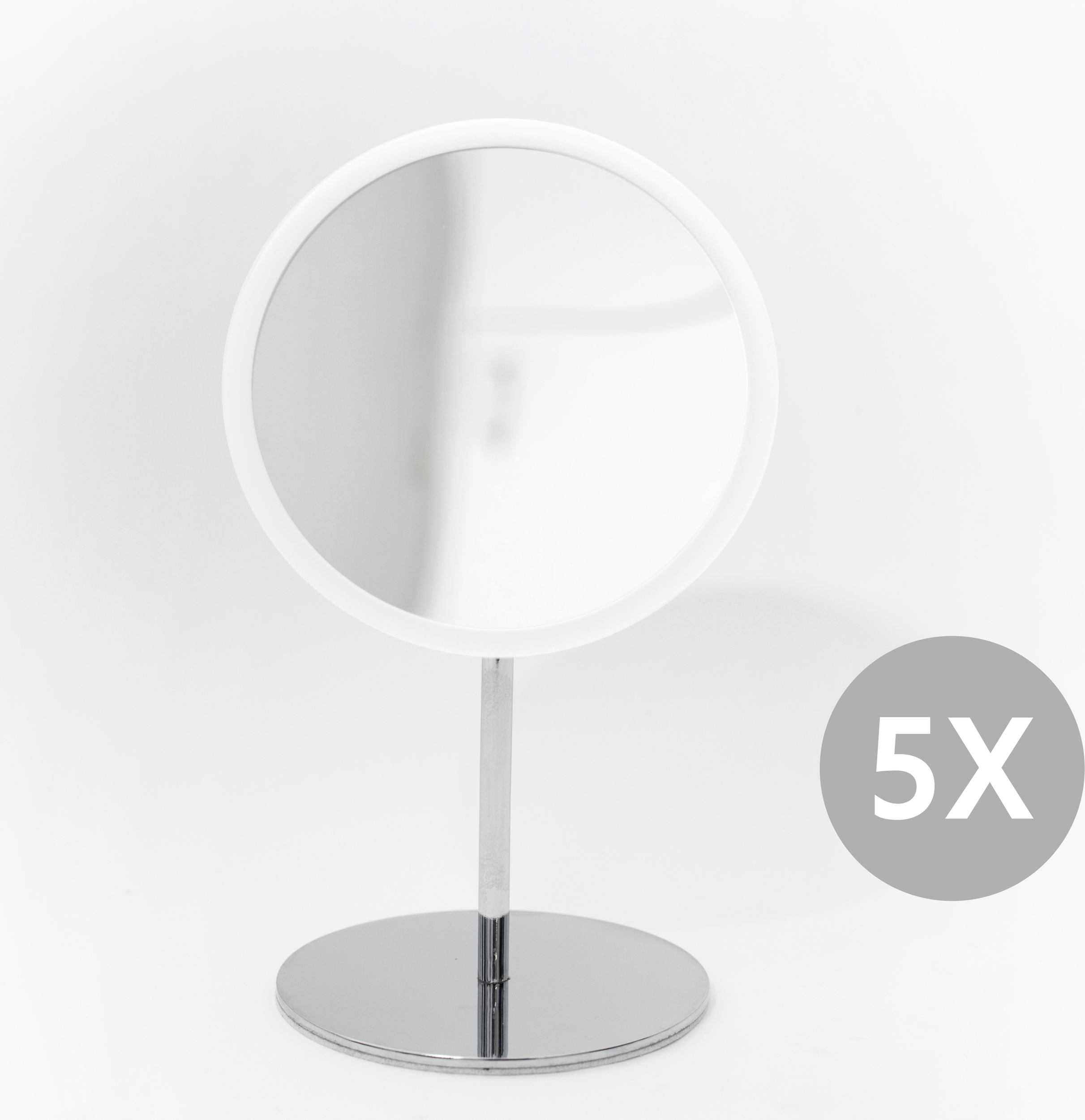 Lusterko AirMirror białe powiększające x5 stojące