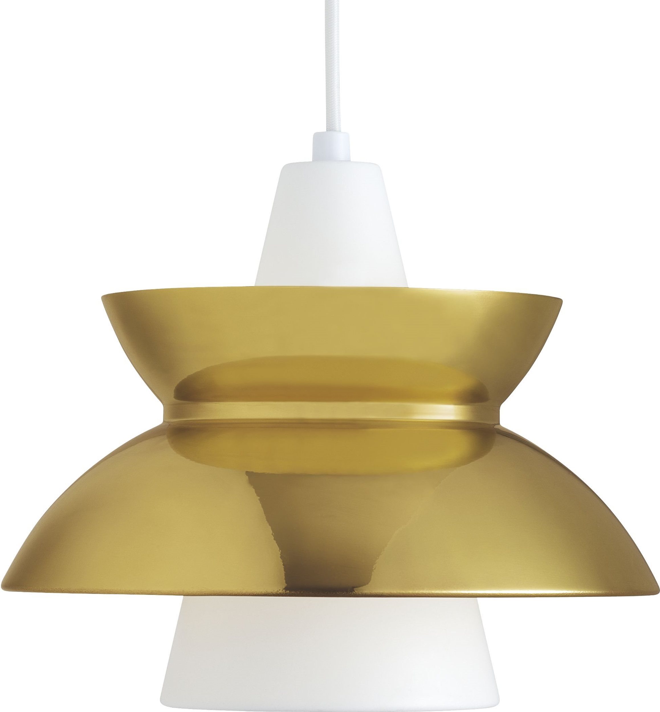 Lampa wisząca Doo-Wop mosiądz