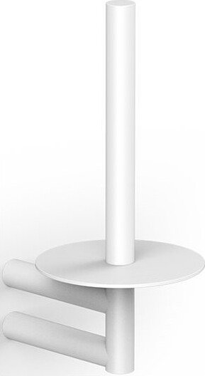 Uchwyt na papier toaletowy Mikado biały mat