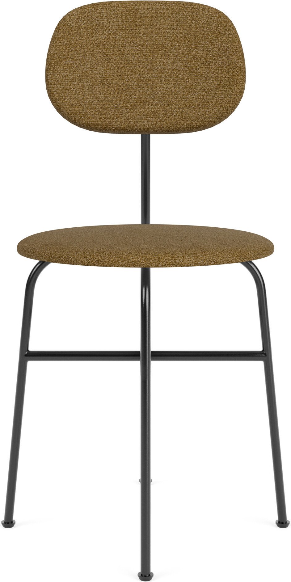 Krzesło Afteroom Plus Bouclé 80 cm brązowe tapicerowane