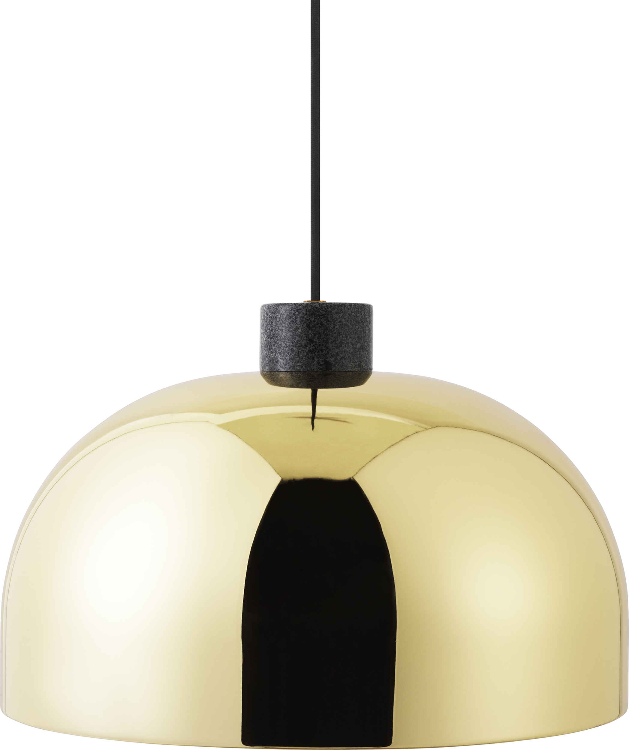 Lampa wisząca Grant 45 cm mosiądz