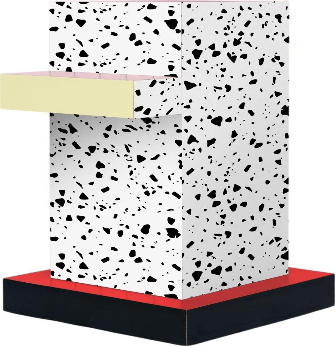 Stolik boczny Seletti Supersidetable terrazzo