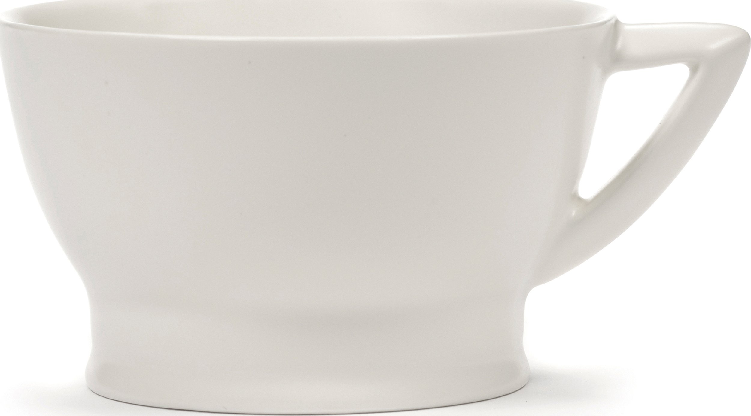 Kubek z uchem Ra 220 ml złamana biel