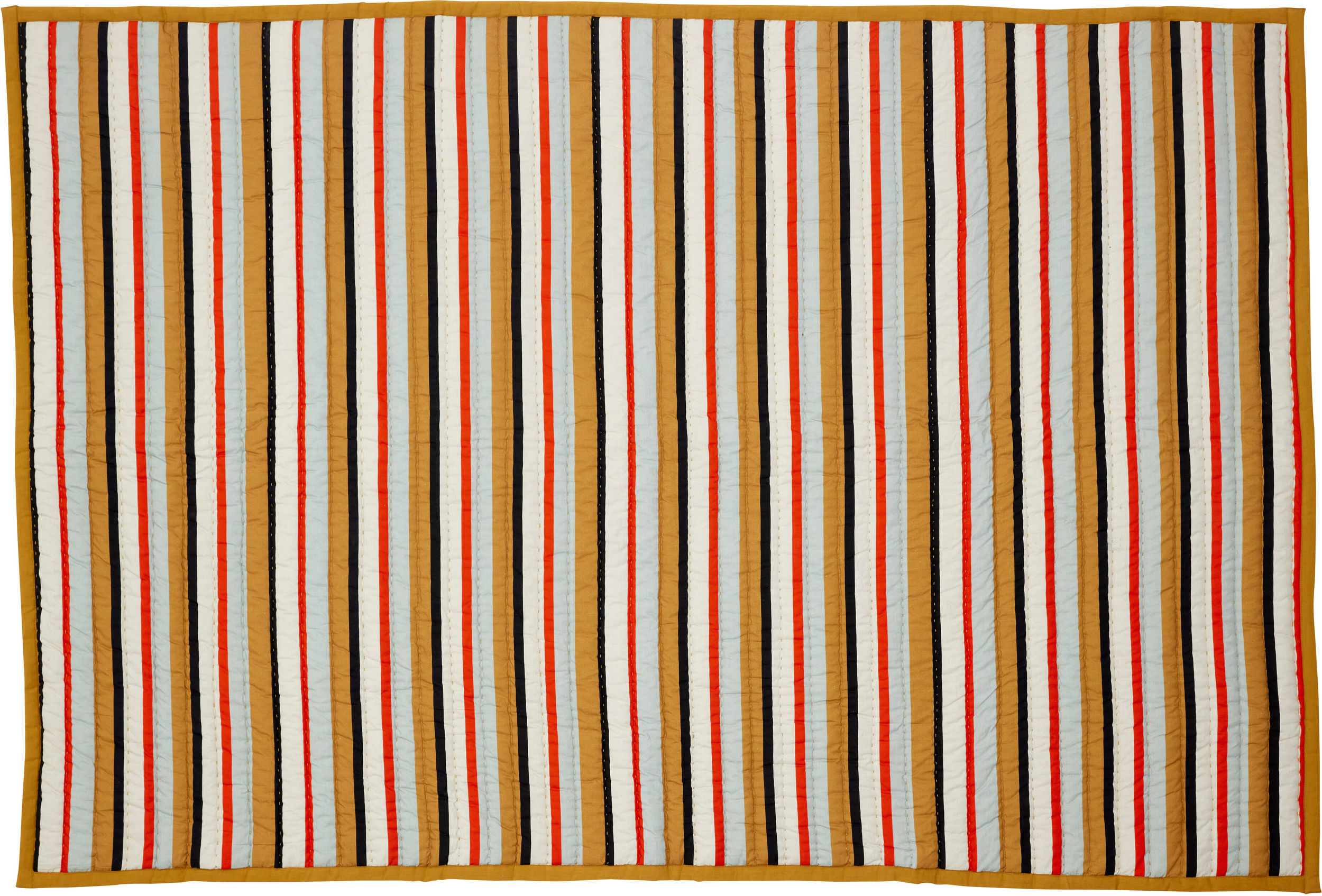 Pled Pavilion w paski 140 x 200 cm ochra