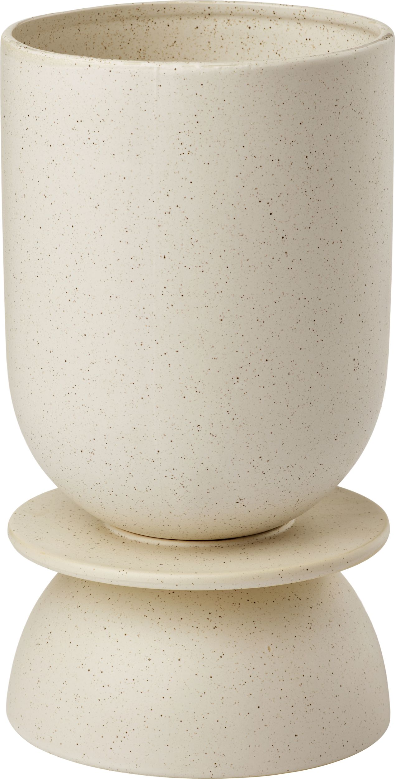 Osłonka na doniczkę Hour 16 cm piaskowy