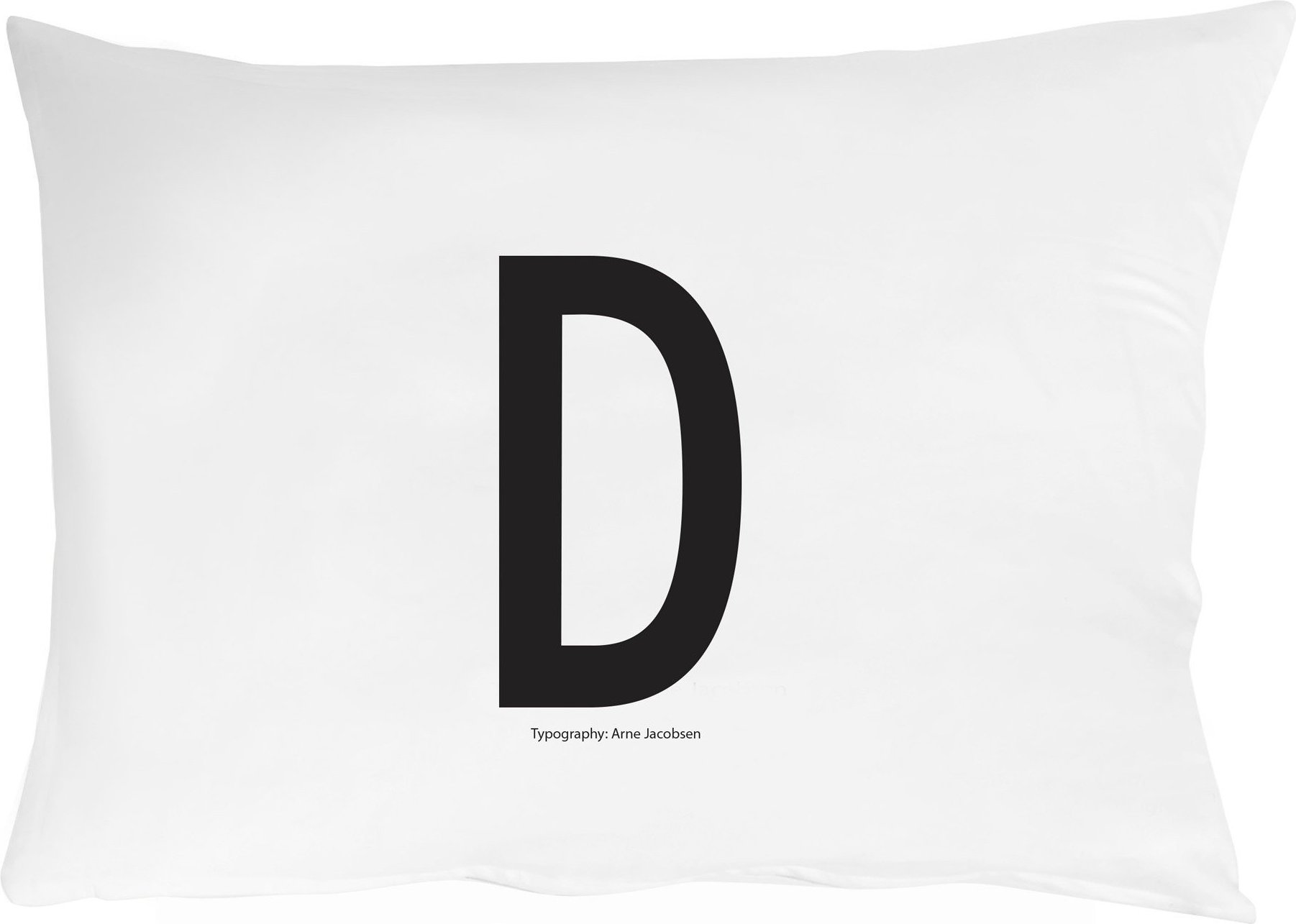 Poszewka na poduszkę Arne Jacobsens Vintage ABC litera D