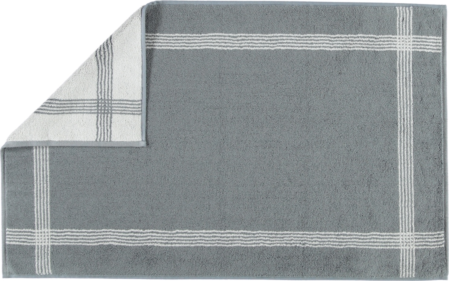 Dywanik łazienkowy Two-Tone 50 x 80 cm szary