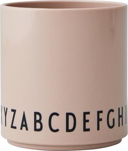 Kubek dziecięcy Eat & Learn jasnoróżowy z tritanu