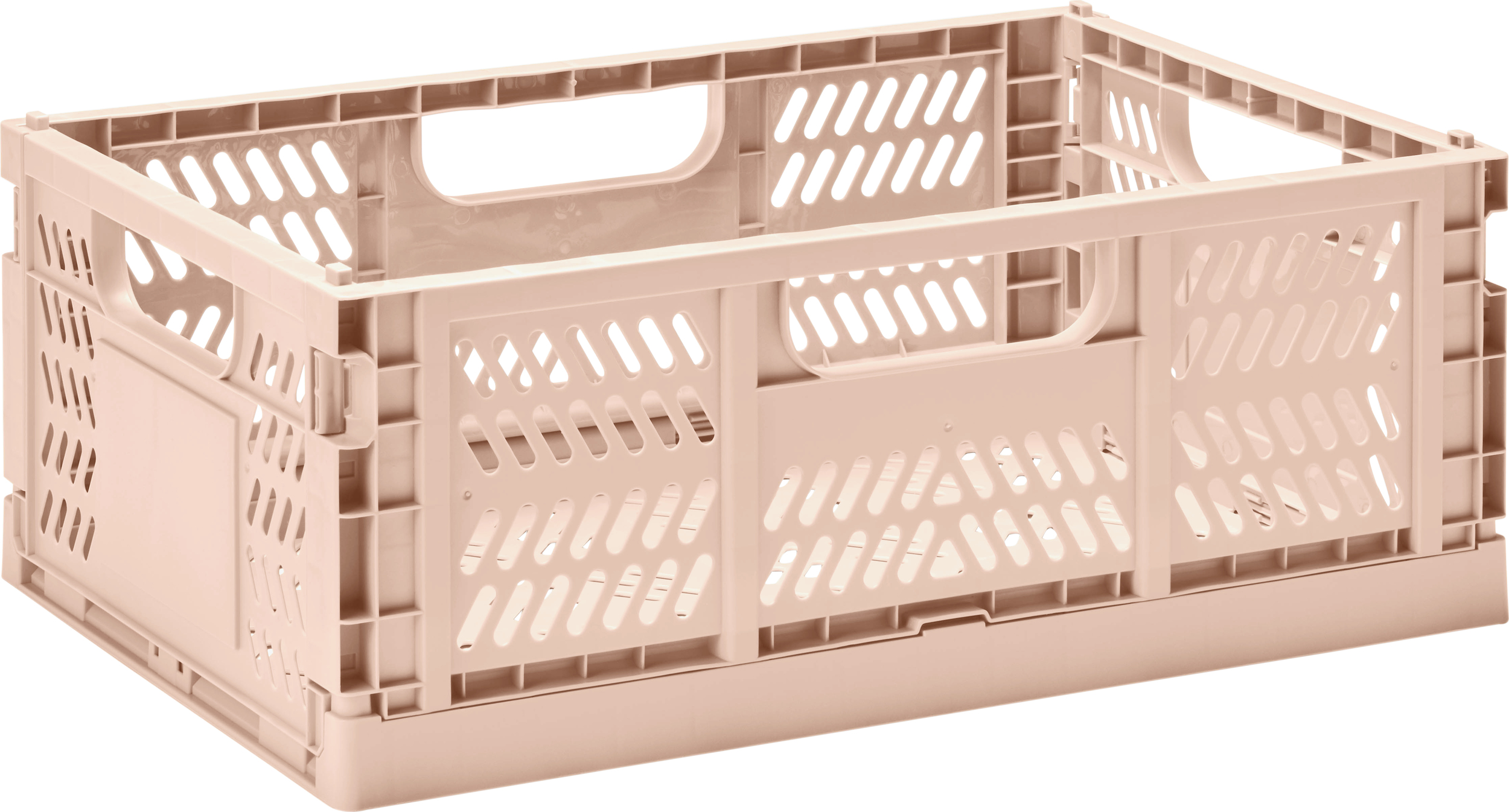Skrzynka na zabawki 3 Sprouts L różowa składana
