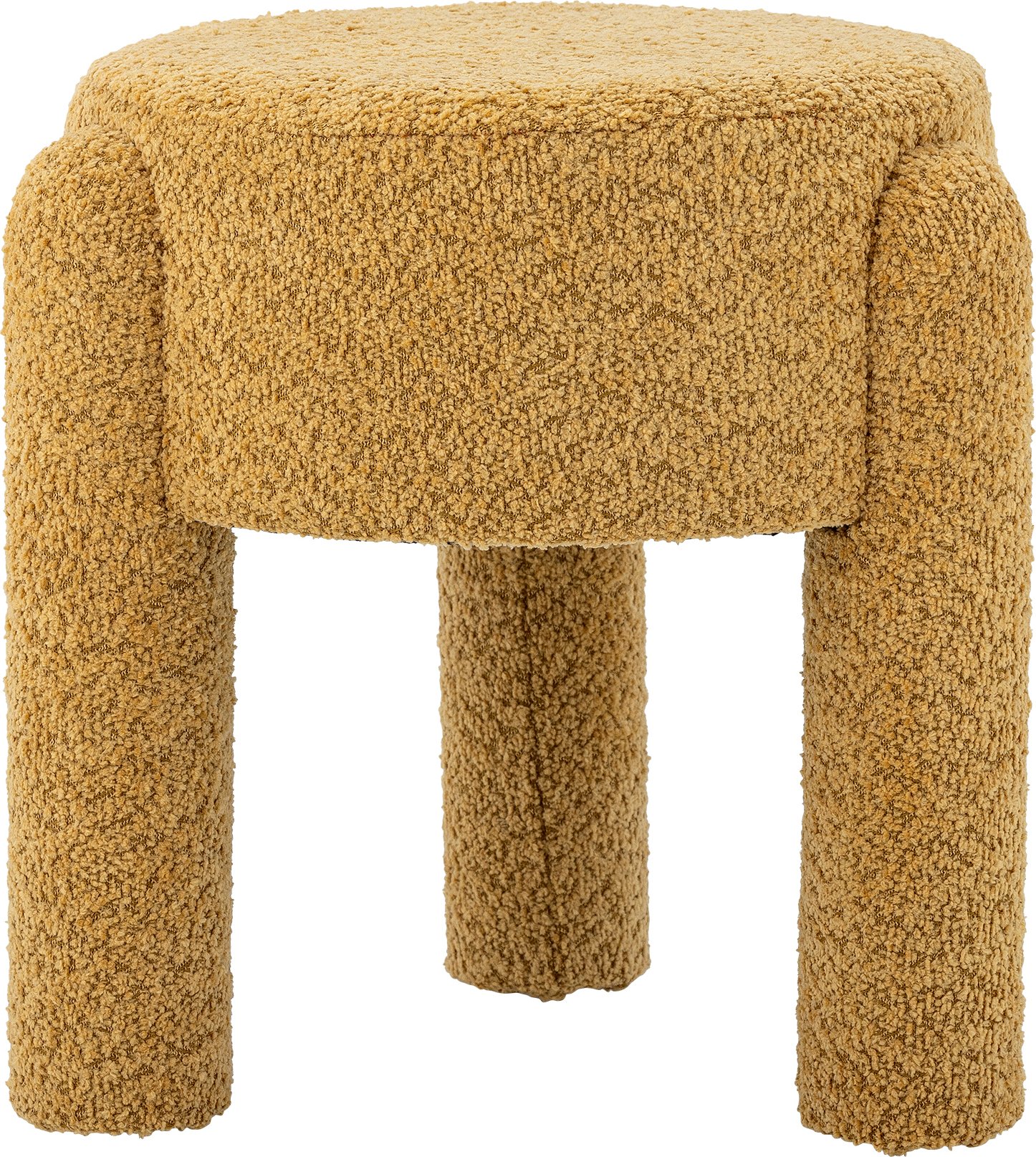 Stołek Bruno 43 cm żółty