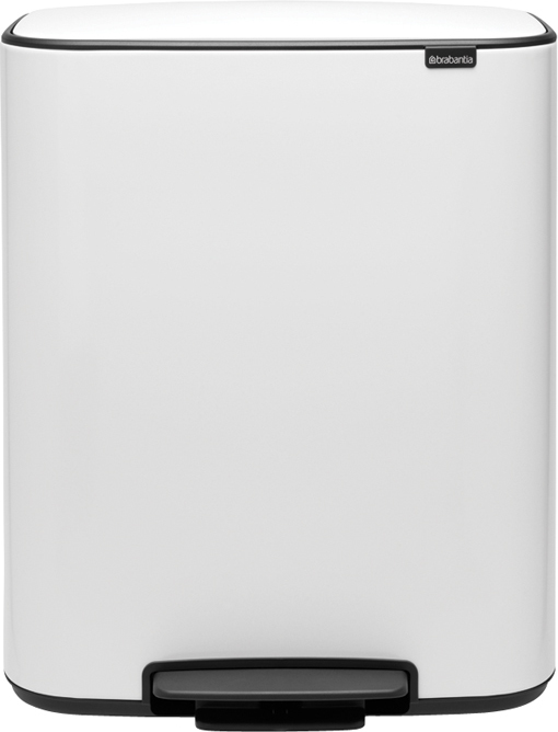Kosz na śmieci Bo Pedal Bin 60 l biały