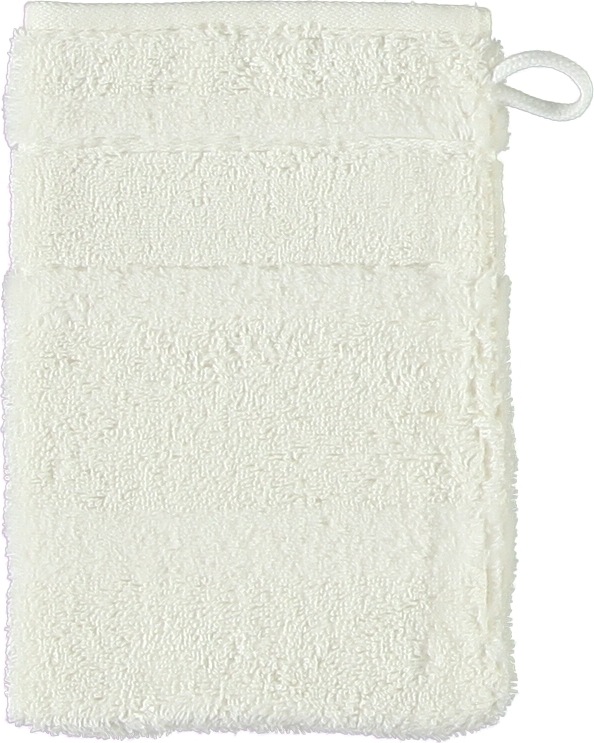 Rękawica kąpielowa Noblesse II gładka 16 x 22 cm naturalna