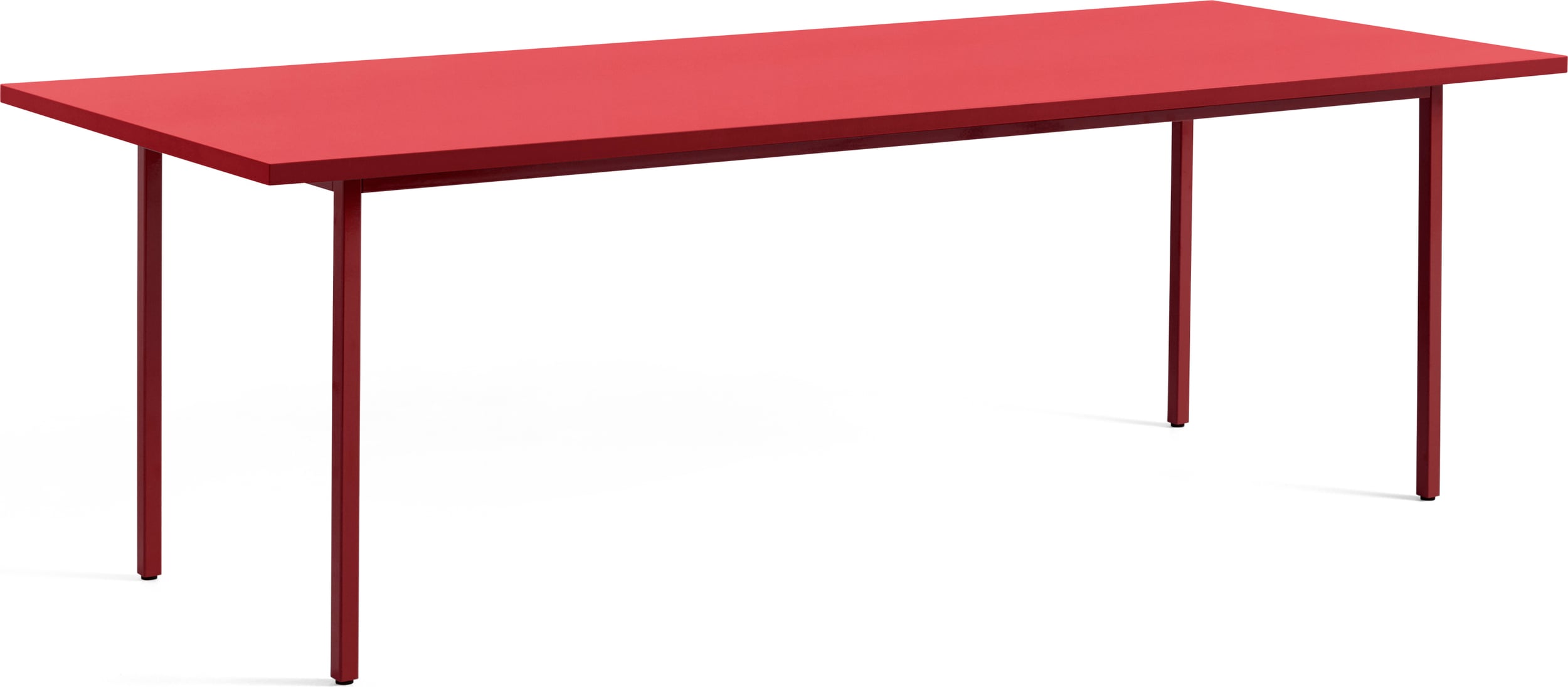 Stół Two-Colour 240 x 90 cm czerwono-bordowy