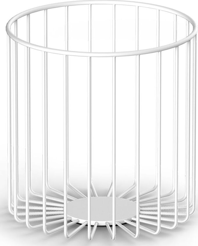 Kosz na ręczniki Decor Walther Classic 26 cm biały mat