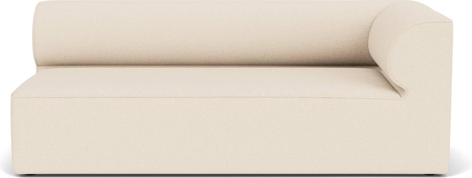 Narożnik prawostronny sofy modułowej Eave 96 x 192 cm kremowy