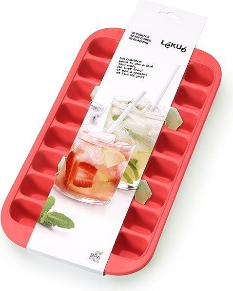 Forma do lodu z tacką czerwona