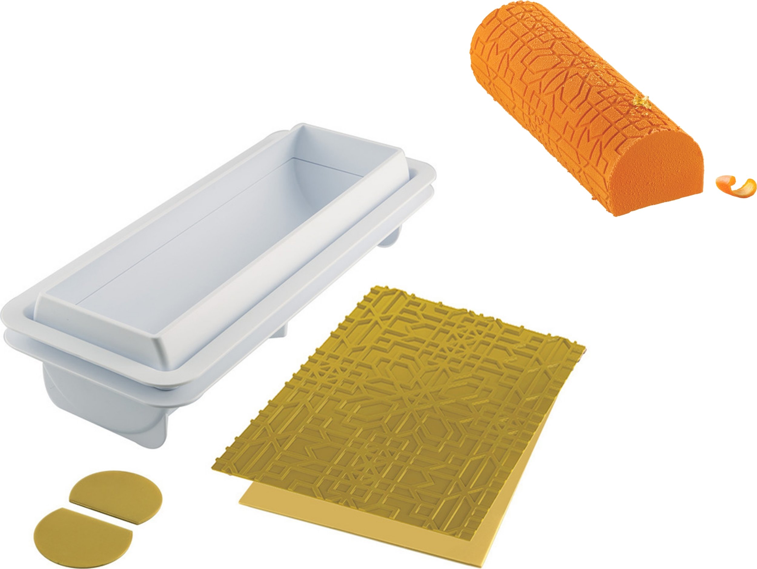 Forma do ciasta Maya Bûche