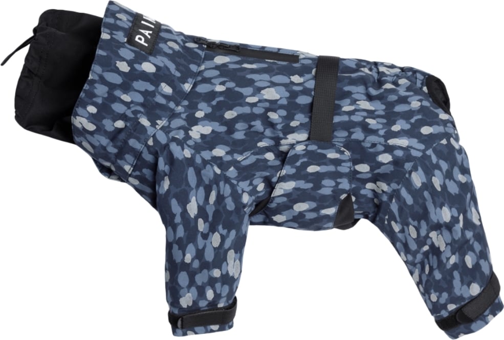 Kurtka przeciwdeszczowa dla psa Paikka Winter 40 cm niebieska