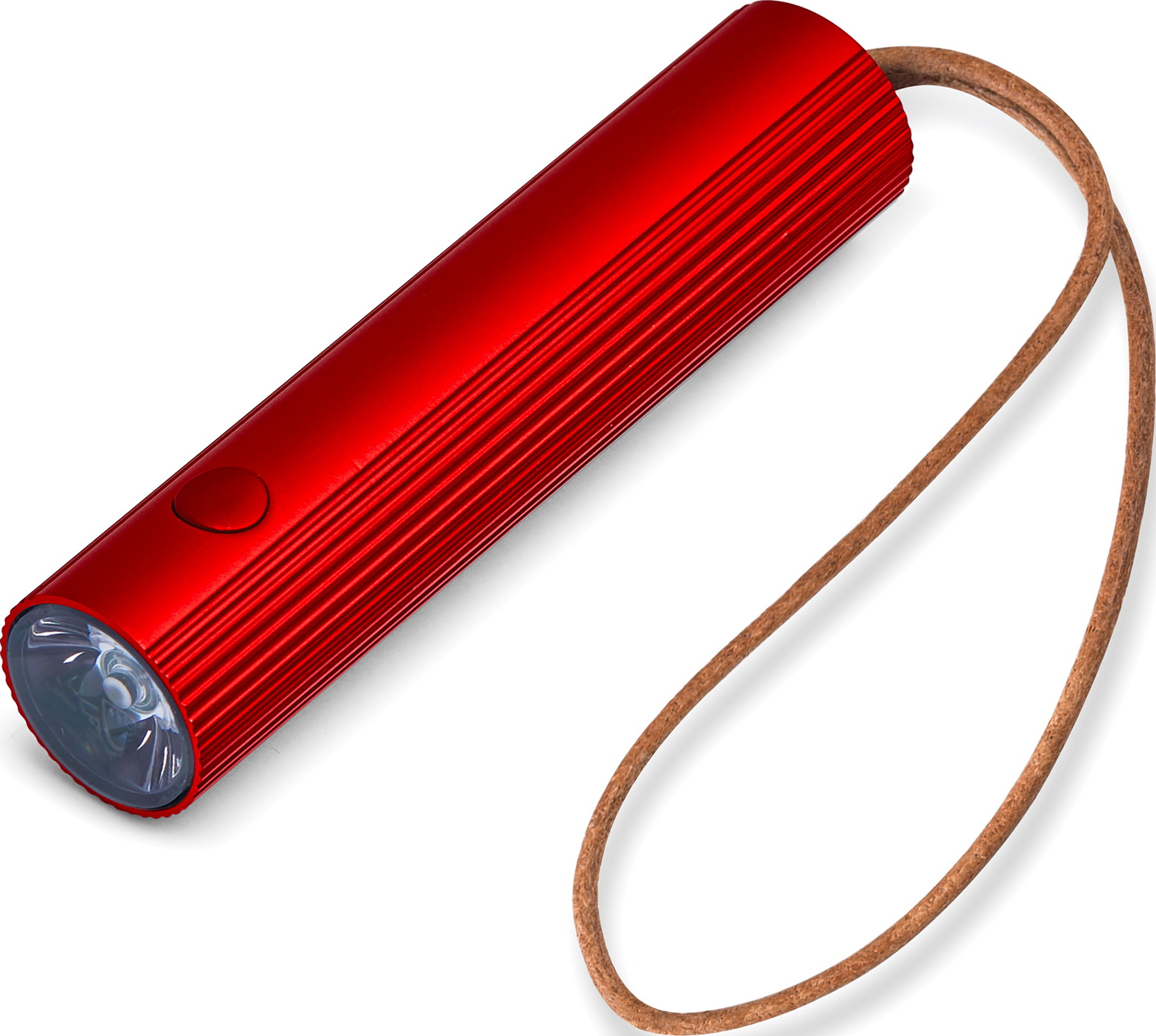 Brelok z latarką Fine czerwony
