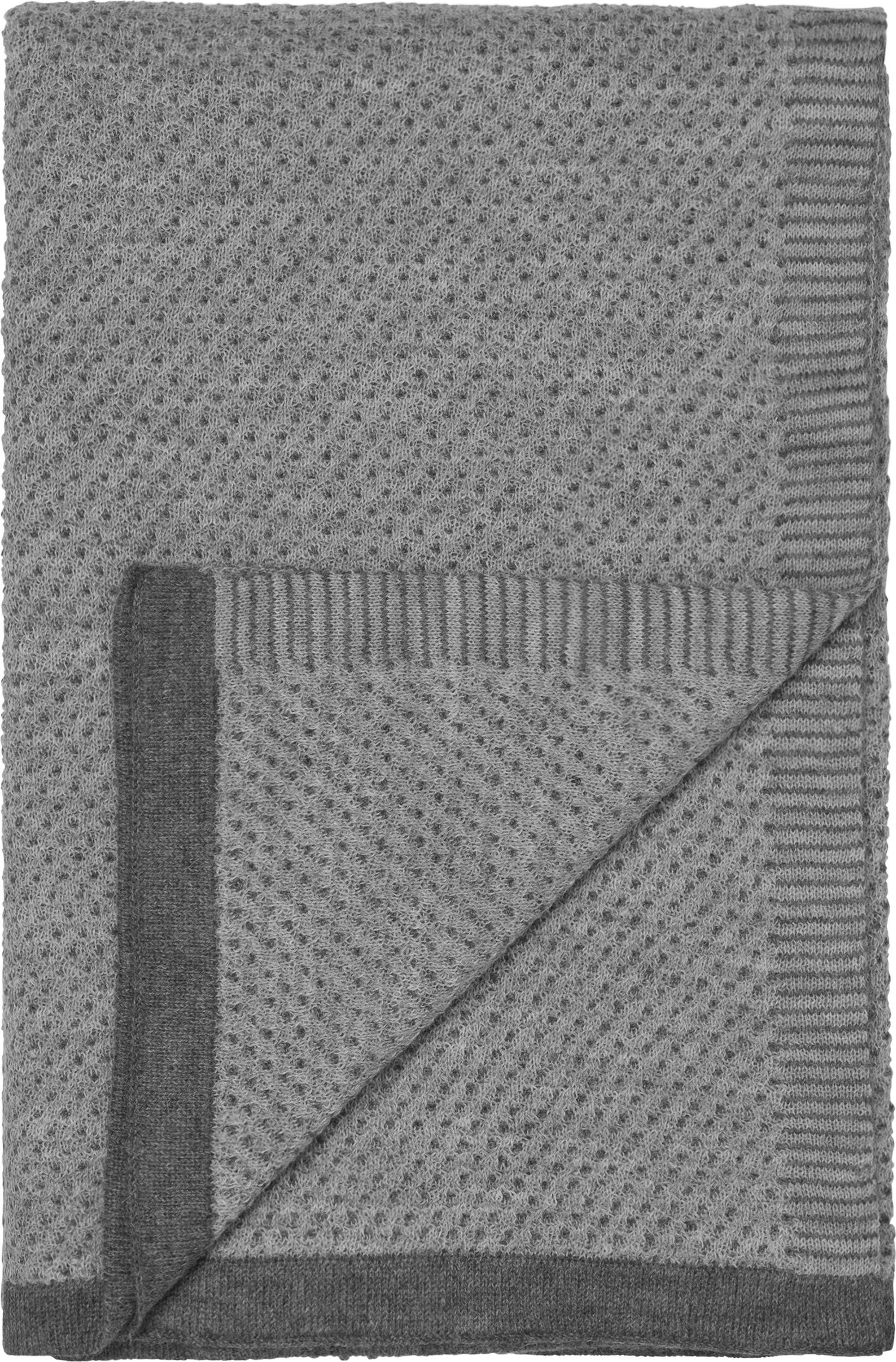 Koc Raindrops 130 x 180 cm szary