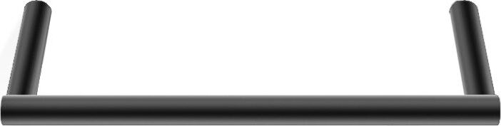 Wieszak reling na ręczniki Mikado 20 cm czarny mat