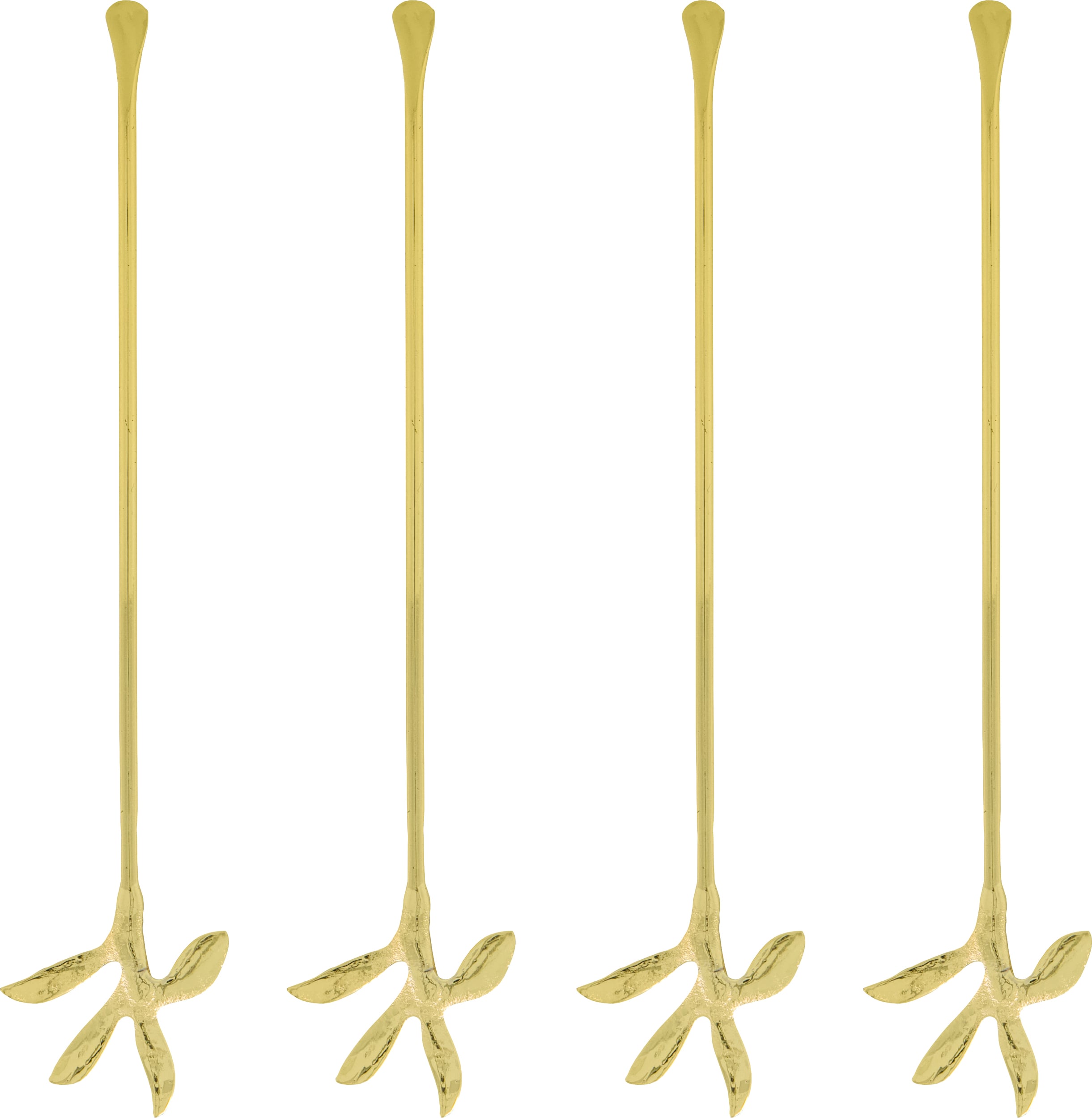 Mieszadełka do koktajli HDServe antyczne złoto 4 szt.