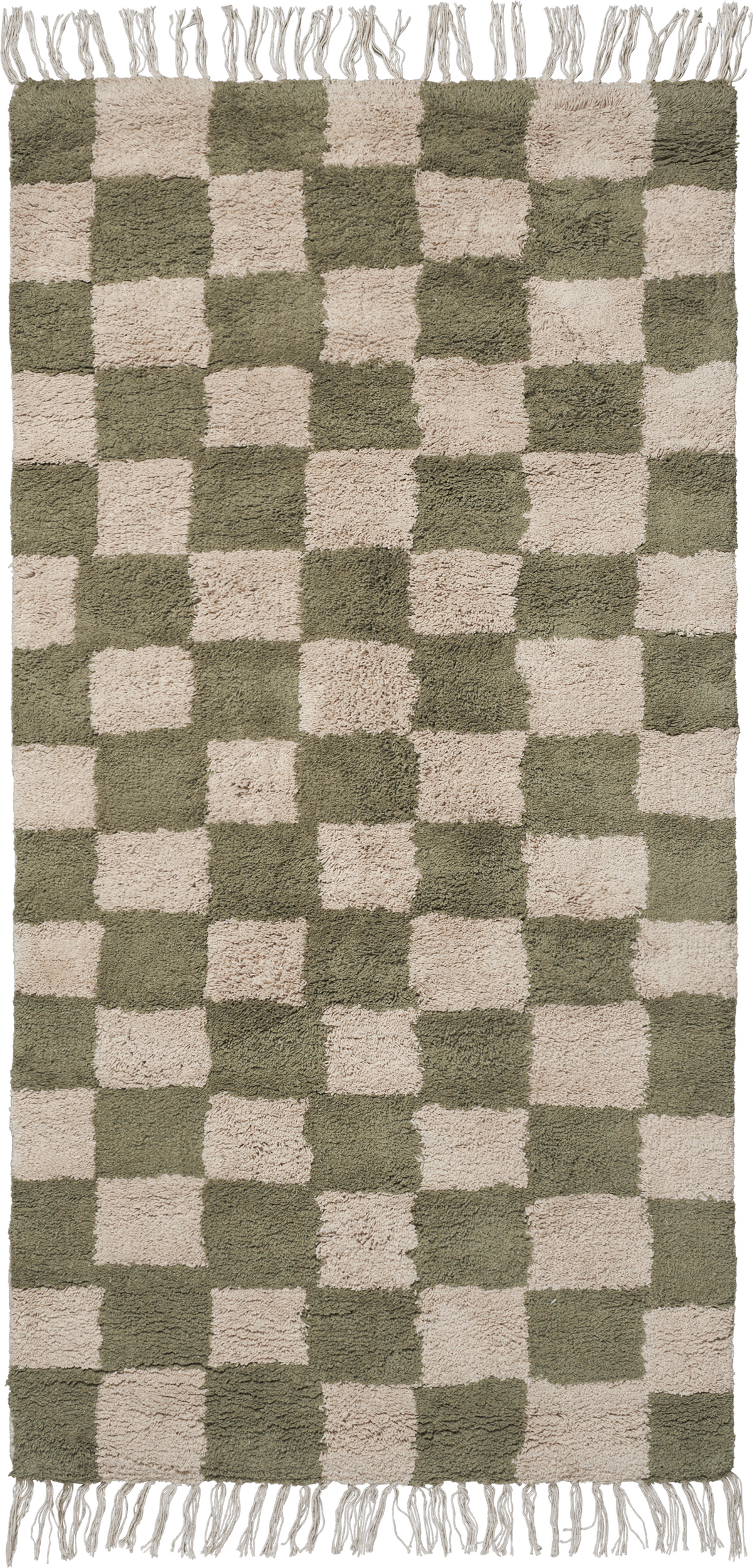 Dywan Mara 80 x 150 cm beżowo-zielony