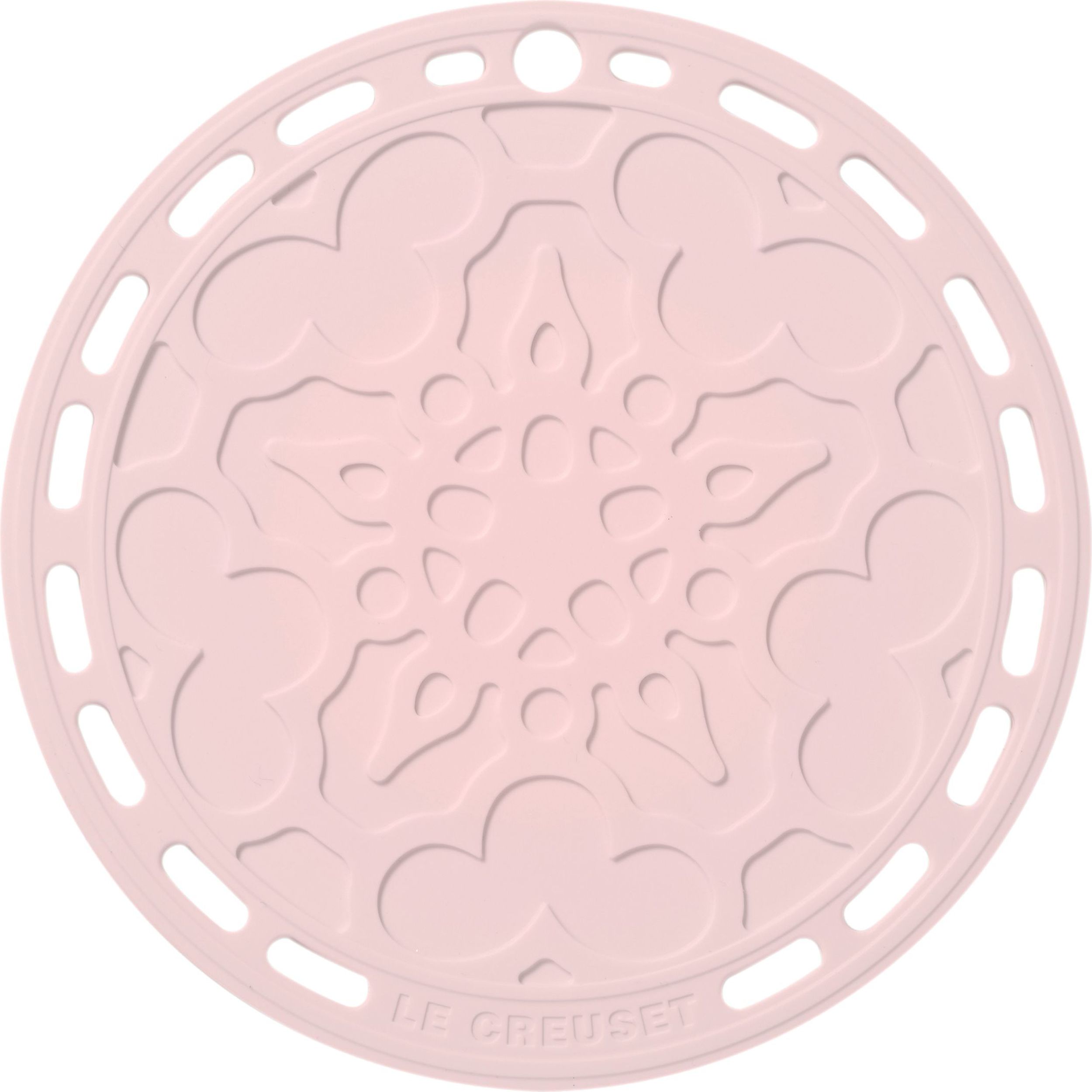 Podstawka pod gorące naczynia Le Creuset z wzorem 20 cm jasnoróżowa