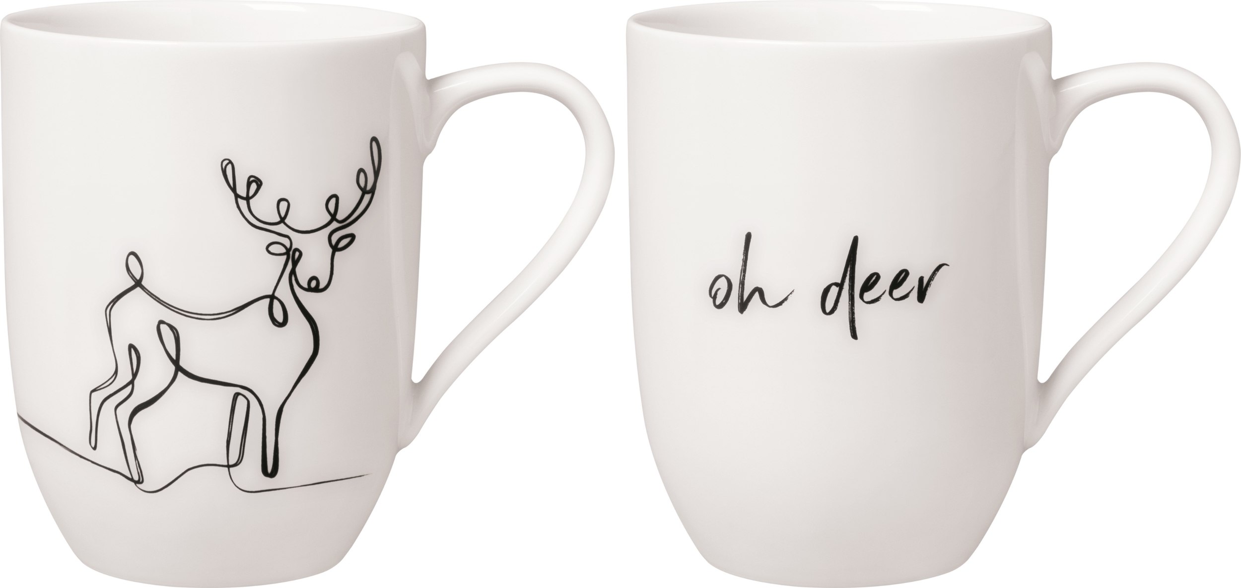 Kubki Statement Xmas Reindeer 340 ml 2 szt.