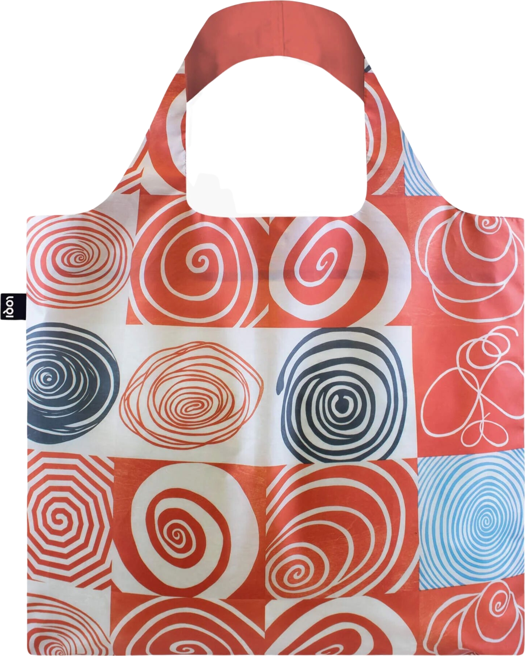 Torba LOQI Museum Louise Bourgeois Spirals Grids z recyklingu