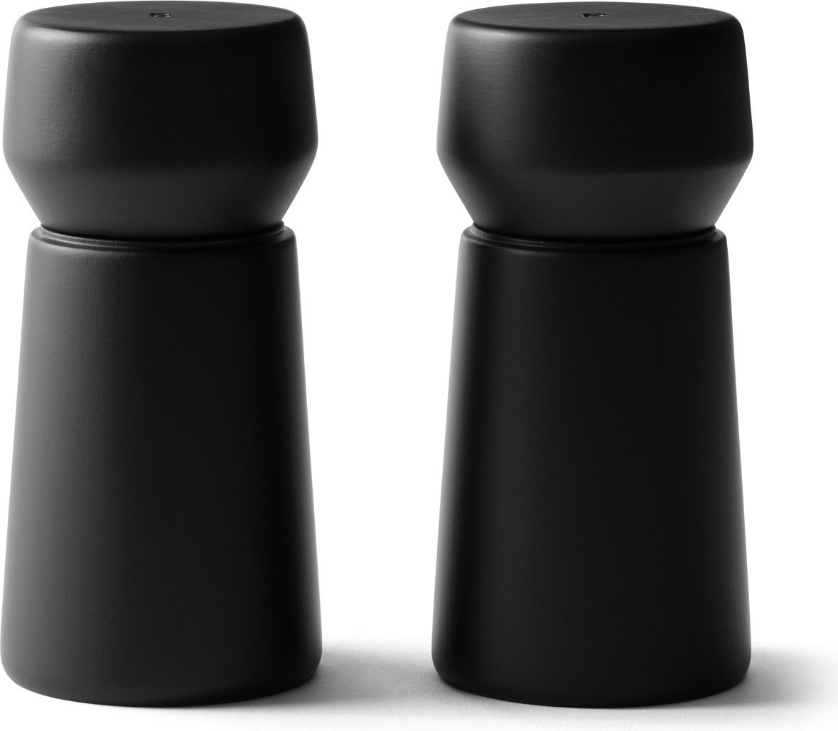 Młynki do soli i pieprzu Amsterdam 11 cm czarny buk 2 szt.